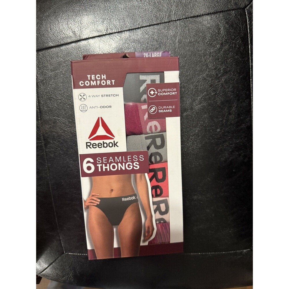 Reebox Seamless thongs new 6 pack size 2xl